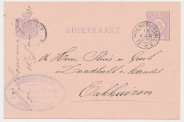Kleinrondstempel Berlikum (Friesl:) 1891 - Sin Clasificación