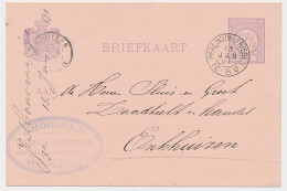 Kleinrondstempel Berlikum (Friesl:) 1891 - Ohne Zuordnung