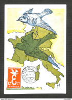 PAYS-BAS - NEDERLAND - Carte MAXIMUM 1958 - EUROPA - Cartas Máxima