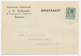 Firma Briefkaart Bussum 1933 - Houthandel - Non Classés