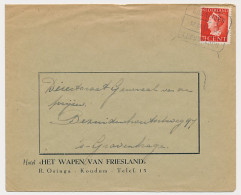 Treinblokstempel : Groningen - Leeuwarden 1946 - Unclassified