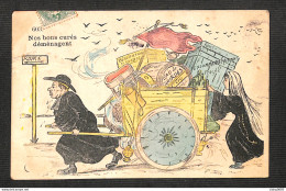 POLITIQUE - SATIRIQUES - Nos Bons Curés Déménagent - 1907 - Satirical