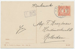 Perfin Verhoeven 356 - K - Amsterdam 1913 - Unclassified