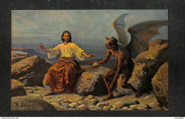 RELIGIONS - L'HISTOIRE SAINTE D'après Des Toiles Originales De Rob. Leinweber - Série VI  - Image XII - Jesus