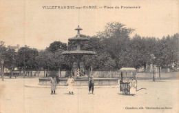 24-5830 : VILLEFRANCHE-SUR-SAONE. PLACE DU PROMENOIR. LE MARCHAND DE GLACES - Villefranche-sur-Saone