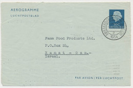 Luchtpostblad G. 7 Amsterdam - Ramat - Gan Israel 1954 - Material Postal