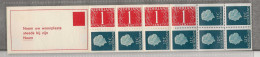 1969 MNH Nederland NVPH PB 8cF - Postzegelboekjes En Roltandingzegels