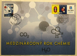 Année 2011 : Carte Souvenir 4096HK - Année Internationale De La Chimie - Herdenkingskaarten - Gezamelijke Uitgaven [HK]