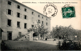 Condrieu Couvent Des Soeurs Franciscaines Vue Prise De L'Intérieur Rhône 69420 Cpa Voyagée En 1907 En TB.Etat - Condrieu