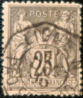 R1311/3079 - FRANCE - SAGE TYPE II N°97 - Beau CàD PAQUEBOT : PAQ. FR. N°10 LIGNE N - 1876-1878 Sage (Type I)