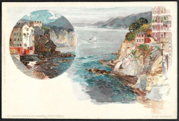 Italie, Manuel WIELANDT - Lithographie - CAMOGLI - Wielandt, Manuel