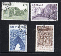 1988 Isole Faroer - Eovine Della Chiesa Di Kirkjubour - Färöer Inseln