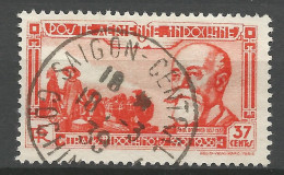 INDOCHINE PA N° 15 CACHET SAIGON CENTRALE / Used - Luftpost