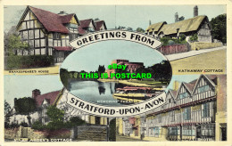 R588365 Greetings From Stratford Upon Avon. W. Benton. Graphic Series. Multi Vie - Mundo