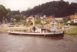 Foto Dampfer Sachsenwald, Fahrgastschiff, Dampfschiff, Elbe - Barche