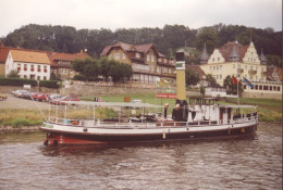 Foto Dampfer Sachsenwald, Fahrgastschiff, Dampfschiff, Elbe - Schiffe