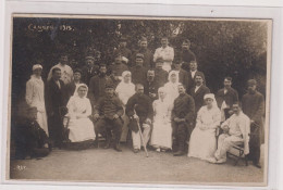 CANNES-  CARTE-PHOTO -groupe D'infirmières Et Soldats à L'hopital De Cannes ?? EN 1915 - Cannes