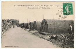 Liévin / Rue Ampère Et Les Baraquements / Ed. Fauchois - Lievin