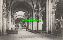 R588405 Milano. Interno Della Chiesa Di Sant Ambrogio. 3942. Brunner - Mundo