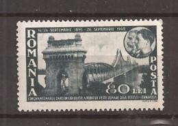 LP 180 L Romania -1945 -PODUL DE LA CERNAVODA, Nestampilat - Autres & Non Classés