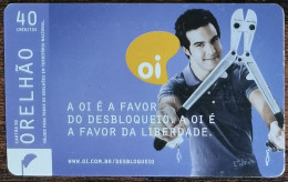 Carte De Recharge - A Oi É A Favor Da Liberdade Brésil - Télécarte ~44 - Brasilien