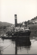 Foto Dampfer Sachsenwald, Fahrgastschiff, Dampfschiff, Elbe, Winterhafen Königstein - Barcos