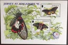 Jersey 1995 Butterflies Minisheet MNH - Vlinders