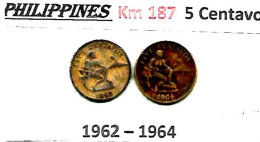 PHILIPPINES Républic Décimal, Petites Monnaies, Hammer ,5 Centavos - Filippine