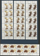 VANUATU N° 686 à 689 Bandes De 10 Neuves ** (MNH) Cote 96 € Champignons Mushrooms TB - Vanuatu (1980-...)