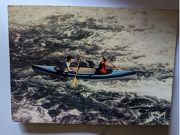 CP -  Couleurs Et Lumières De France Canoë Kayak Dans Les Rapides - Altri & Non Classificati