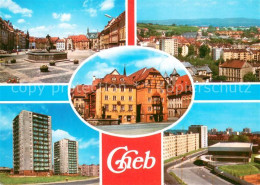 73635134 Cheb Eger Teilansichten Panorama Hochhaeuser  - Tschechische Republik