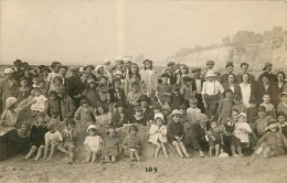 CARTE PHOTO AULT  GROUPE DE VACANCIERS - Ault