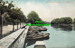 R588457 39625. River And Terrace. Bedford. Valentines Series. 1911 - Mundo