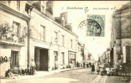 FRANCE - Carte Postale - Manthelan - Rue Nationale - L 152172 - Autres & Non Classés