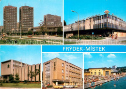 73635038 Frydek-Mistek Hochhaeuser Restaurant Hotel Freibad Frydek-Mistek - Tchéquie