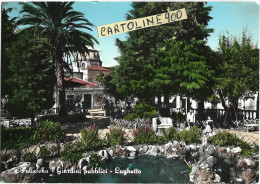 Calabria-reggio Calabria-polistena Giardini Pubblici Veduta Laghetto Animata Fine Anni 50 - Sonstige & Ohne Zuordnung