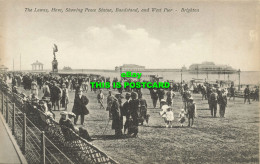 R588220 Lawns. Hove. Showing Peace Statue. Bandstand And West Pier. Brighton - Mondo