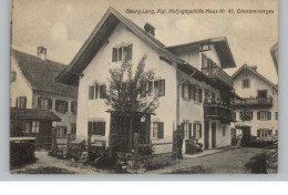 8103 OBERAMMERGAU, Georg Lang , Kgl. Hofjagdgehilfe, Haus Nr. 41 - Oberammergau