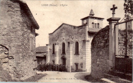 Loire-sur-Rhône Canton De Condrieu L'Eglise Church Chiesa Rhône 69700 Cpa Non Ecrite Au Dos En B.Etat - Loire Sur Rhone