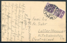 1938 Denmark Graasten Postcard Skove - Hannover Germany  - Lettres & Documents