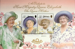 Jersey 2000 Queen Mother Minisheet MNH - Jersey