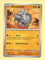 Pokémon N° 111/165 – RHINOCORNE / Ecarlate Et Violet – 151 ( Commune) - Karmesin Und Purpur