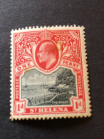 SAINT HELENA  1d Red MH* See Scan For Foxing On Gum - Isla Sta Helena