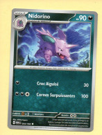 Pokémon N° 033/165 – NIDORINO / Ecarlate Et Violet – 151 (Peu Commune) - Scarlatto E Violetto