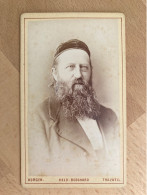 Judaïca - Photo Ancienne CDV - Type Juif - Jew Judaïsme Jew Religion - Photo HELD BOSSARD Zurich - Jodendom