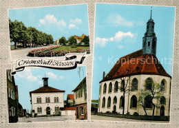 73634699 Crumstadt Hessen Hauptstrasse Rathaus Kirche Crumstadt Hessen - Riedstadt