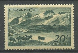 FRANCE 1943 N° 582 ** Neuf MNH Superbe C 1.10 € Paysage Du Dauphiné Lac Lérié Animaux Bovins Vaches Landscape - Unused Stamps