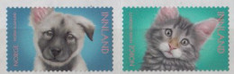Norwegen Mi.Nr. 2008-2009 Haustiere: Eichhund, Waldkatze (2 Werte) - Nuevos