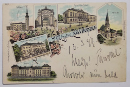 Poland / SULECHÓW / GRUSS AUS ZÜLLICHAU / 1897 - Pologne