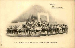CIRQUE - Carte Postale - Performance De 70 Chevaux Chez Barnum Et Bailey - L 152180 - Cirque